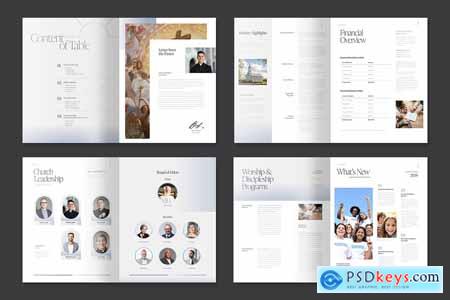 Church Annual Report Template