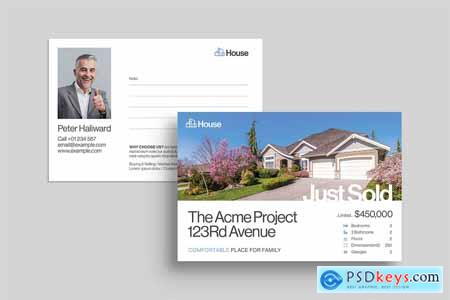 Real Estate Postcard Template