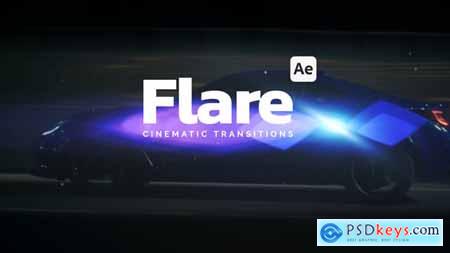 Cinematic Flare Transitions 54855289