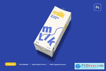 Milk Packaging Mockup