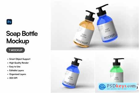 Soap Bottle Mockup