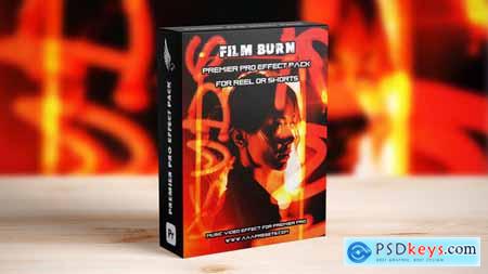 Film Burn Transition Pack For Reel or Shorts Vertical Videos 54854205