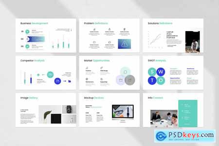 Business Pitch Deck PowerPoint Template