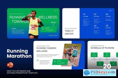 Running Marathon - Powerpoint Template