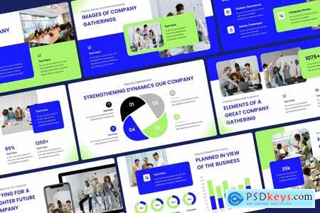 Building Company Gathering - Powerpoint Template