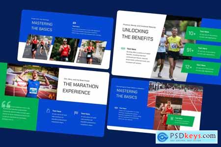 Running Marathon - Powerpoint Template