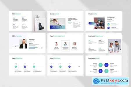 Business Pitch Deck PowerPoint Template