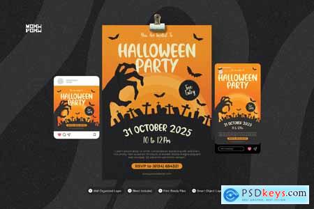 Halloween Party - Flyer Set