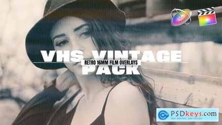 Edit VHS Vintage And Retro 16mm Film Overlays FCPX 54820177