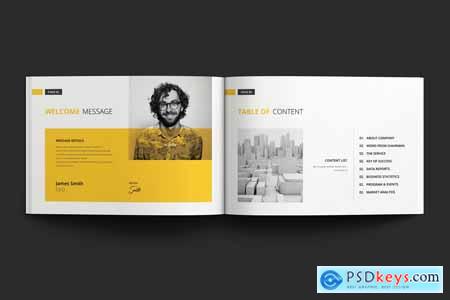 Annual Report Landscape Template