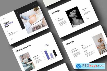 Marketing Plan Brochure Landscape Template