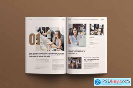 Portfolio Magazine Template