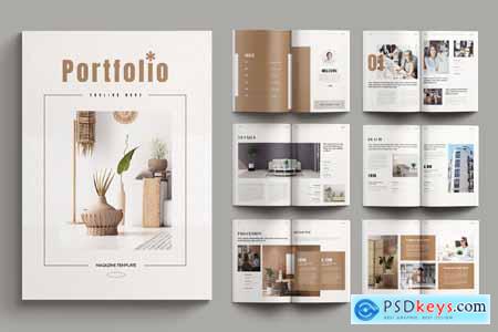 Portfolio Magazine Template