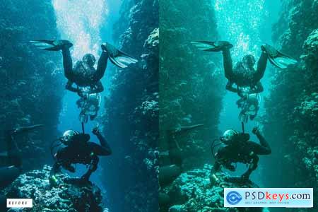 12 Scuba Diving Lightroom Presets