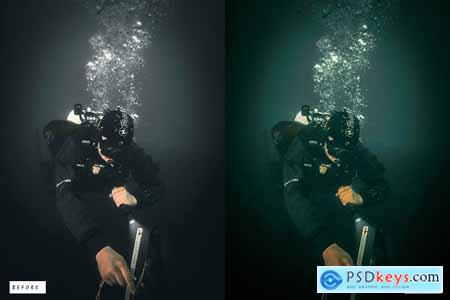 12 Scuba Diving Lightroom Presets