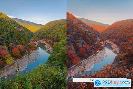 20 Aero Autumn Lightroom Presets and LUTs