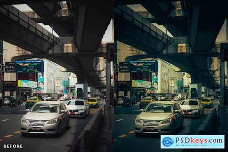 Cinematic Film Street Lightroom Presets