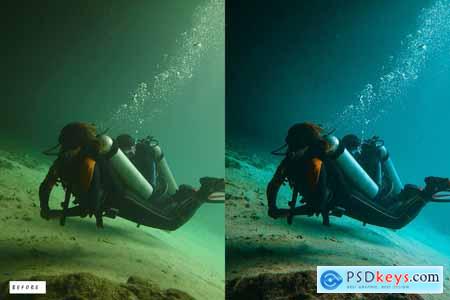 12 Scuba Diving Lightroom Presets