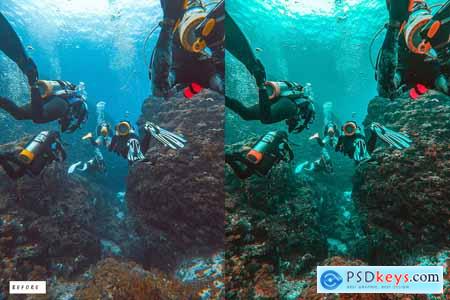 12 Scuba Diving Lightroom Presets