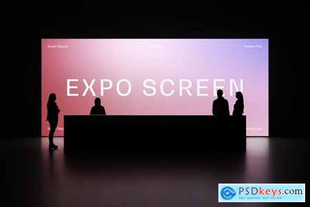 Large Expo Screen Mockup