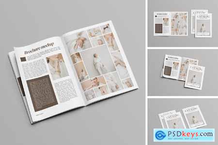 A4 Brochure Catalog Mockup