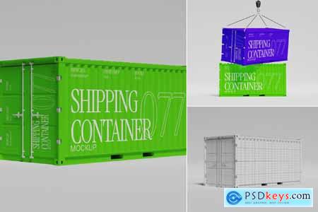 Shipping Container Mockup