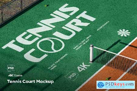 Tennis Court Mockup