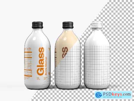 Glass Bottle Mockup