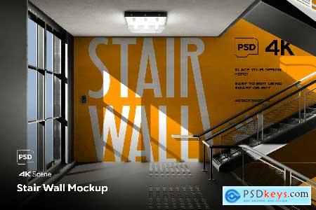 Stair Wall Mockup