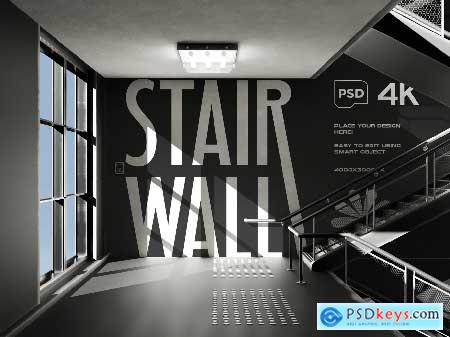 Stair Wall Mockup