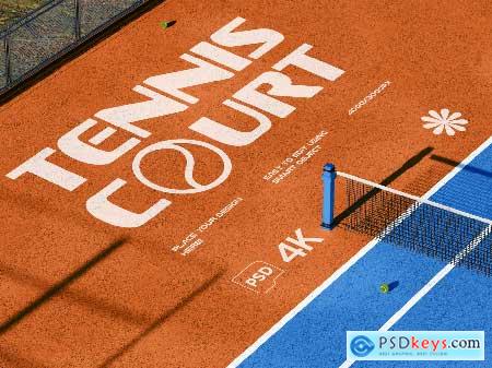 Tennis Court Mockup