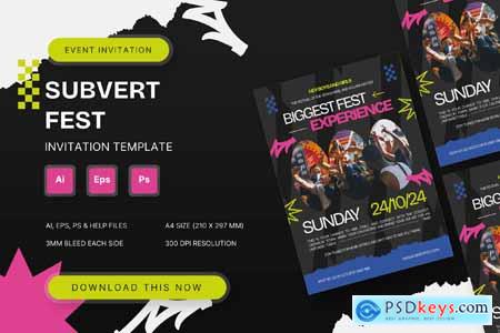 Subvert Fest - Event Invitation