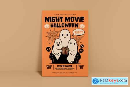 Halloween Movie Flyer 7SUFZS9