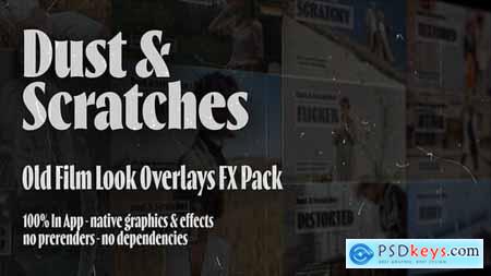 Dust & Scratches Overlays Pack for Premiere Pro 54897409