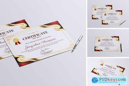 Certificate Mockup