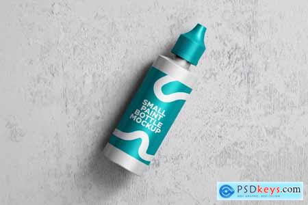 Small Paint Bottle Mockup 001