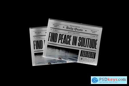 Newspaper Display - Mockup