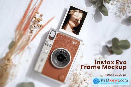 Camera Polaroid Frame Mockup