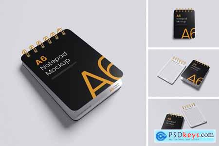 A6 Notepad Mockup