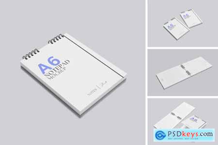 Notepad A6 Mockup