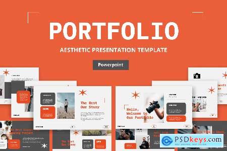 Aesthetic Portfolio Powerpoint Template