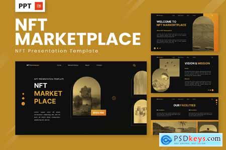 NFT Marketplace - NFT Powerpoint Templates