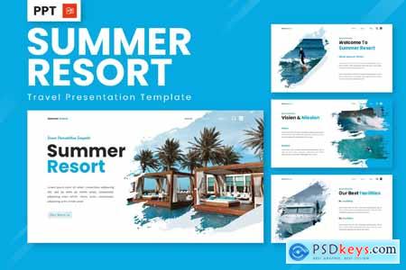 Summer Resort - Travel Powerpoint Templates