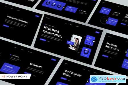 Black Blue Modern Pitch Deck 010