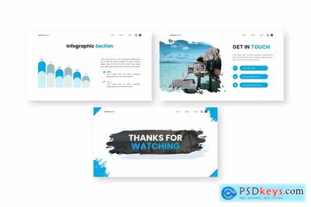 Summer Resort - Travel Powerpoint Templates