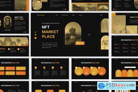 NFT Marketplace - NFT Powerpoint Templates