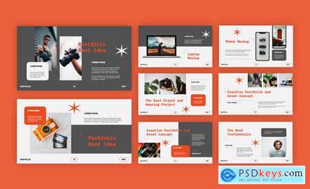 Aesthetic Portfolio Powerpoint Template