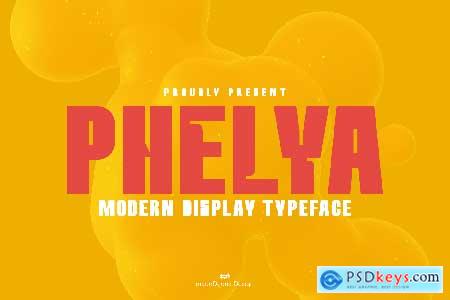 Phelya Display Font