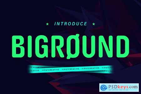 Biground - Modern Futuristic Bold Rounded Sans