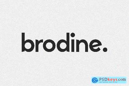 Brodine Modern Sans Font